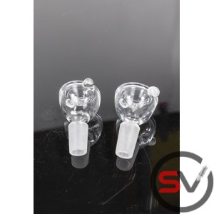 14 MM MALE CLEAR GLASS BOWLS 10CT/PK